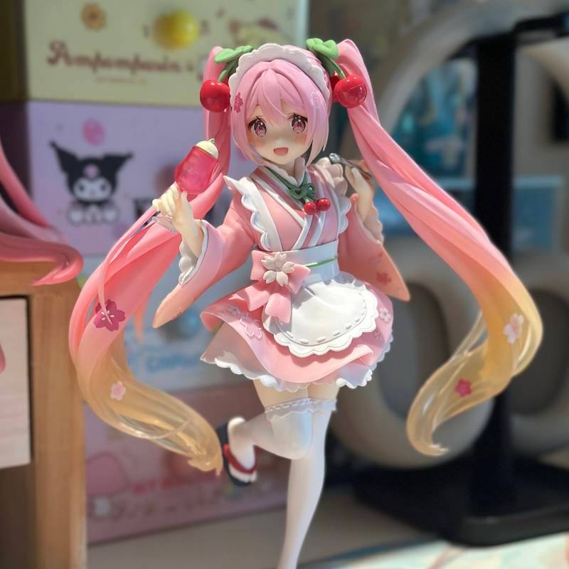 【Ready Stock】 Hatsune Future Prize Figure Instant Noodle Decoration Desktop Hand-Made Gift Car Case 