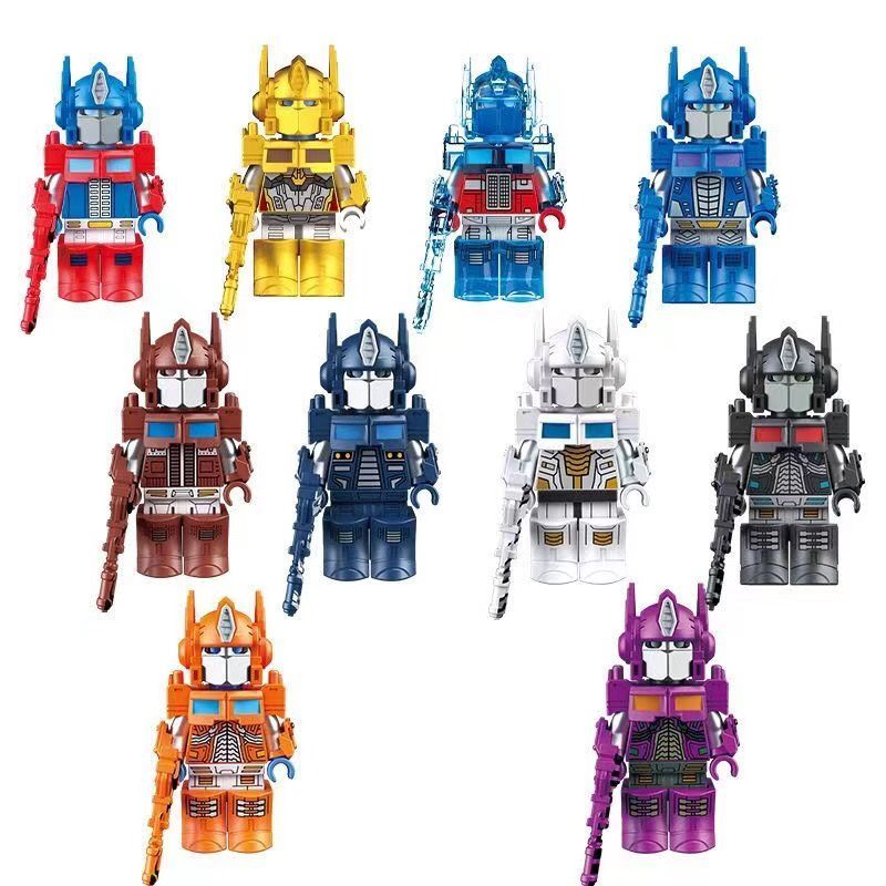 Tương thích với Lego Optimus Transformers Boys Đồ chơi khối xây dựng trẻ em Tương thích với Lego Opt