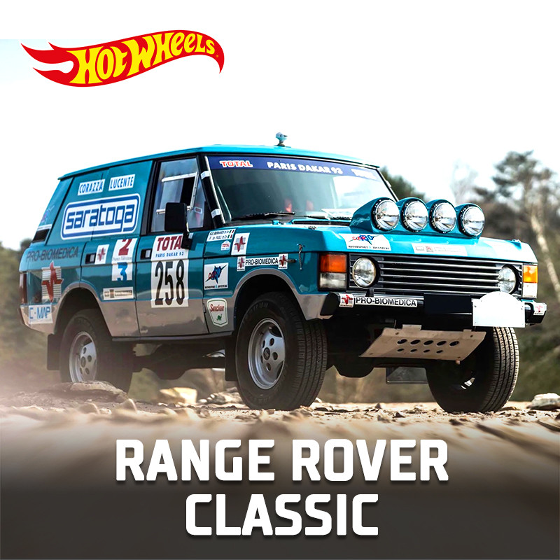 [Nhãn Bạc] Hot Wheels Hợp Kim Xe Model RANGE ROVER CLASSIC Land ROVER Castrol Painting GDG44