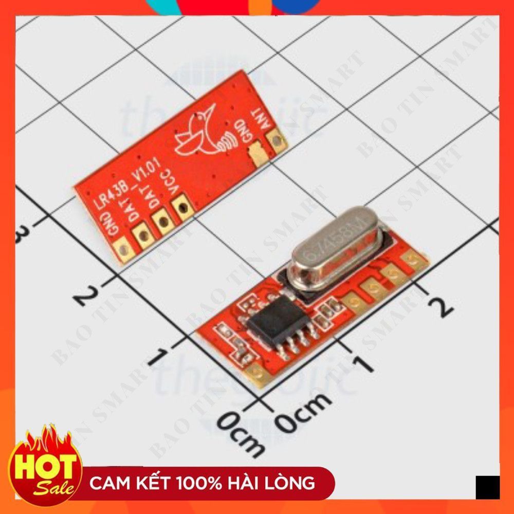 LR43B Mạch Thu RF 433MHz ChipViet Store