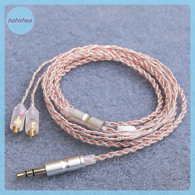 Ha Cáp nâng cấp tai nghe HiFi MMCX 3.5mm 1.2m Cáp lõi mạ bạc cho Sennheiser IE200 / IE300 / IE600 / 