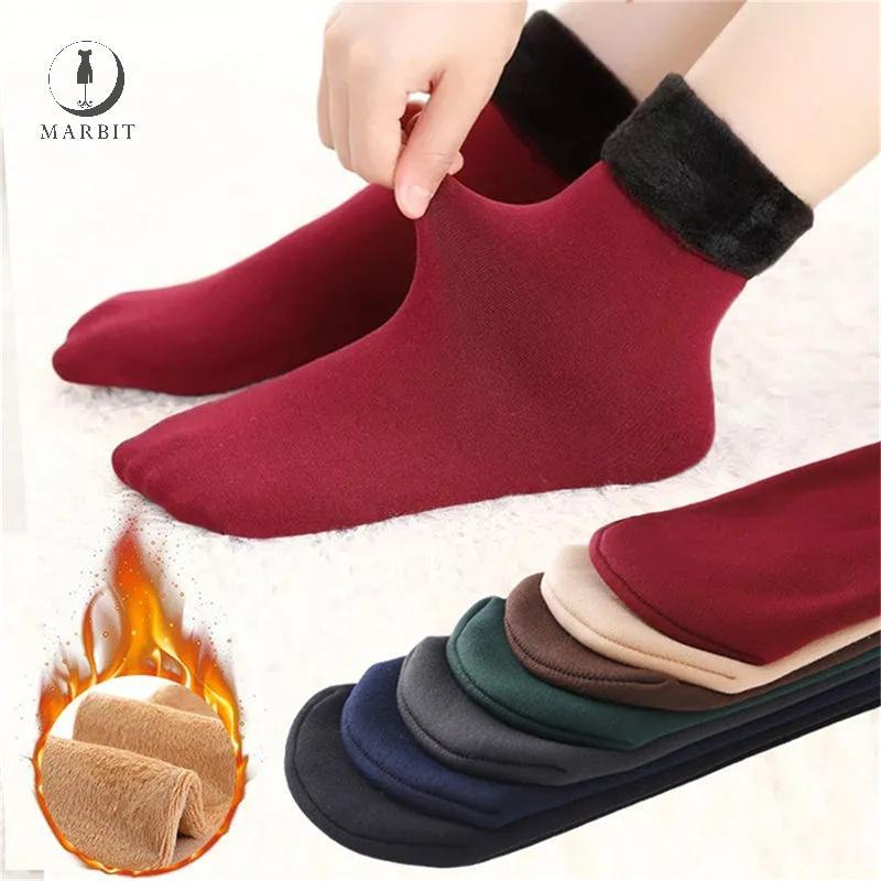Tất liền mạch nhung mùa đông ấm áp - Marbit FHS