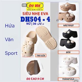 Dép sục sandal charm hoa trà đế cao 9cm nữ thiết kế mới đủ size 36-39 đủ màu-phom to nha