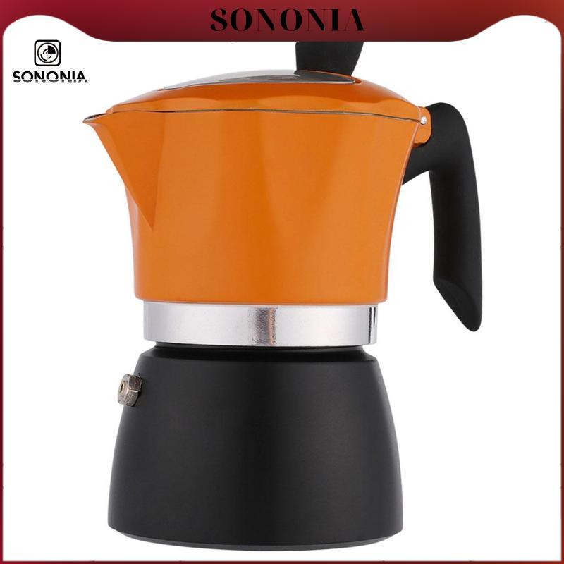 SONIA Moka Pot No Grosche Di Động Espresso Brewer Cup Milano Bếp Máy Pha Cà Phê Moka Pot Coffee Ital