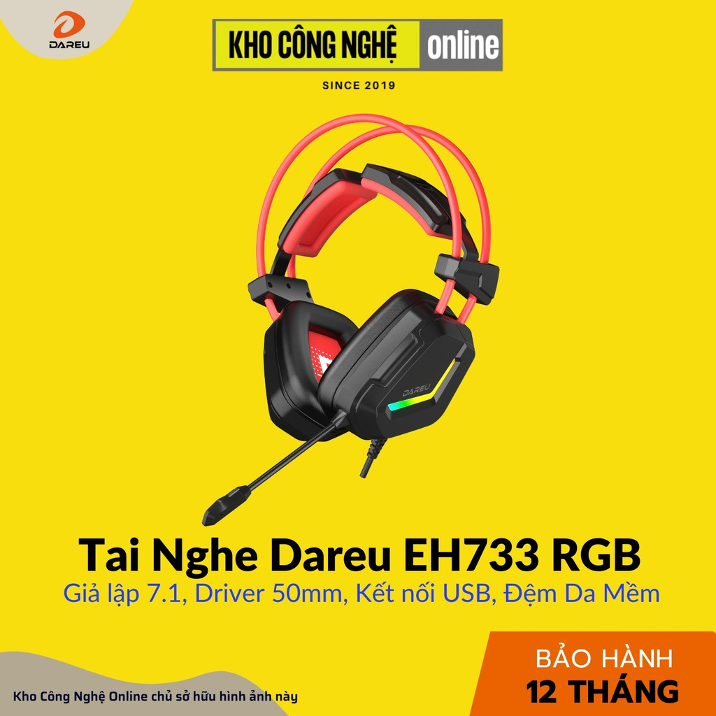 Tai Nghe Gaming Dareu EH733 (Hàng Chính Hãng)