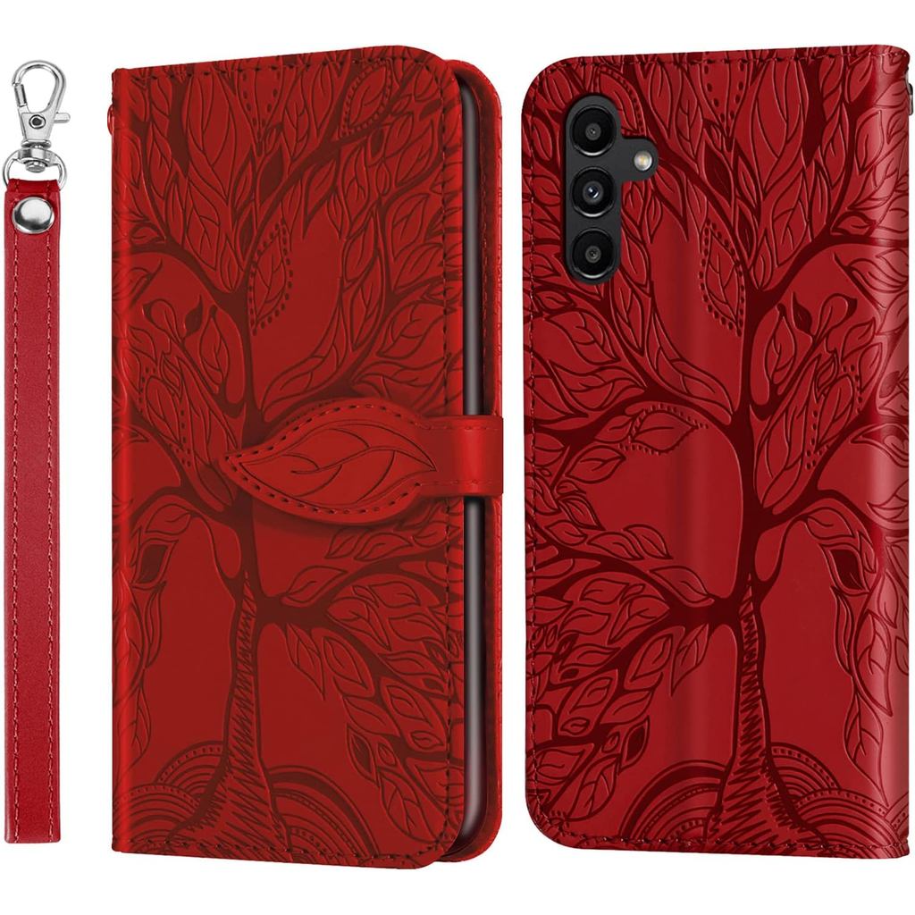 Ốp Lưng Cho Samsung Galaxy A36 5G Ví, Galaxy A36 5G Bao Da Có Dây Đeo Thẻ Chân Đế Từ Tính Chống Sốc 