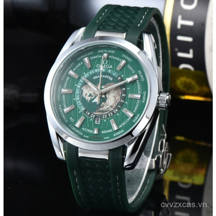 Đồng hồ nam Omega Seamaster Master Chronometer GMT World Time HZOV