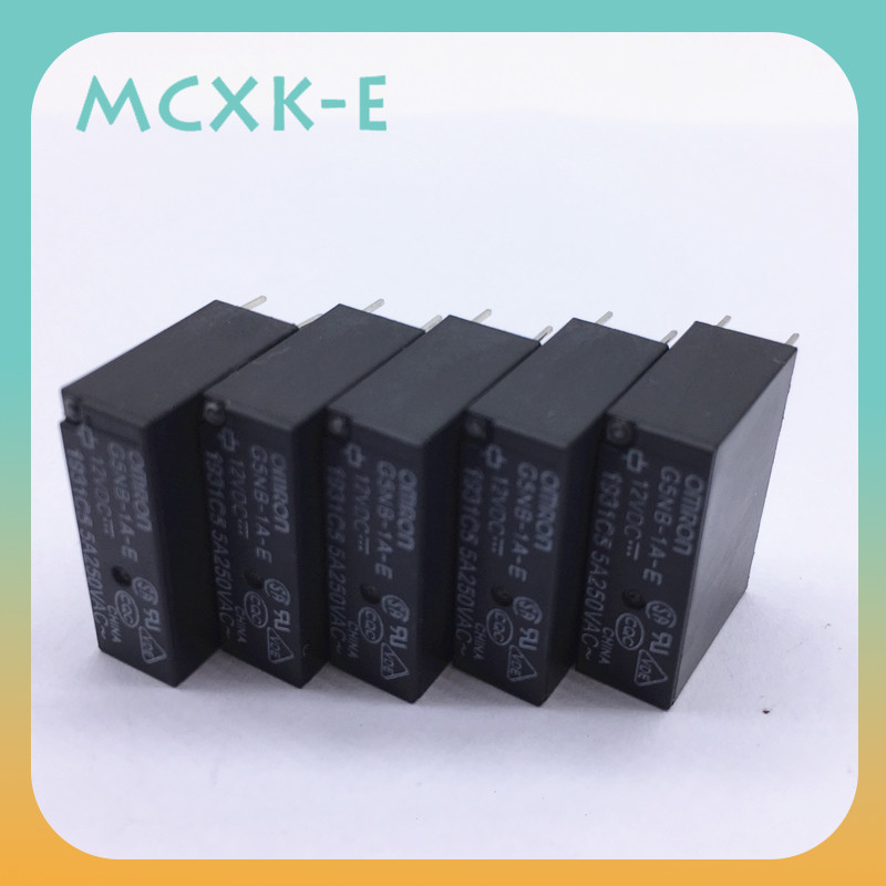 Rơle G5NB-1A-E-5VDC 12VDC 24VDC 5A thay vì dòng Macro HF46F