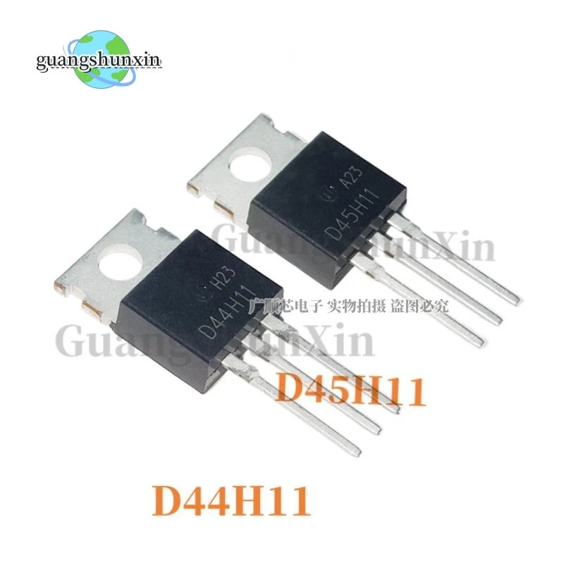 10 Chiếc 45H11G D44H11G Inline PNP Transistor TO220 D45H11 D44H11 TO252 MJD44H11G MJD45H11G Còn Hàng
