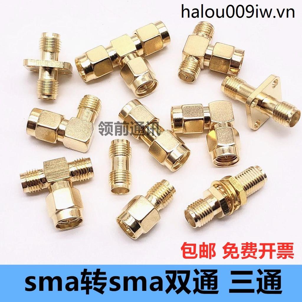 SMA Adapter Đầu RF SMA-JJ Đầu Nam Sang-KK Nữ Head-JK-JKW Adapter RP Góc Đôi Khuỷu Tay