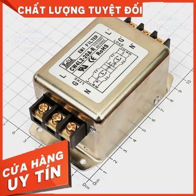 CW4L2-20A-R Bộ Lọc Nguồn 1 Pha 20A 115/250V FixLab – Linh Kiện & Sửa Chữa