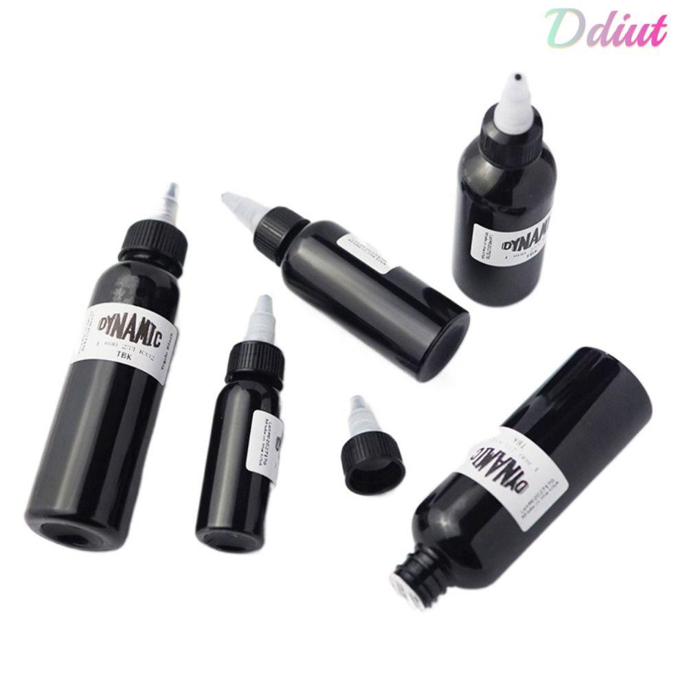 D_DI_UT Tattoo Practice Color - Mực vẽ hình xăm màu đen sáng với các lựa chọn dung tích: 30ml, 60ml,