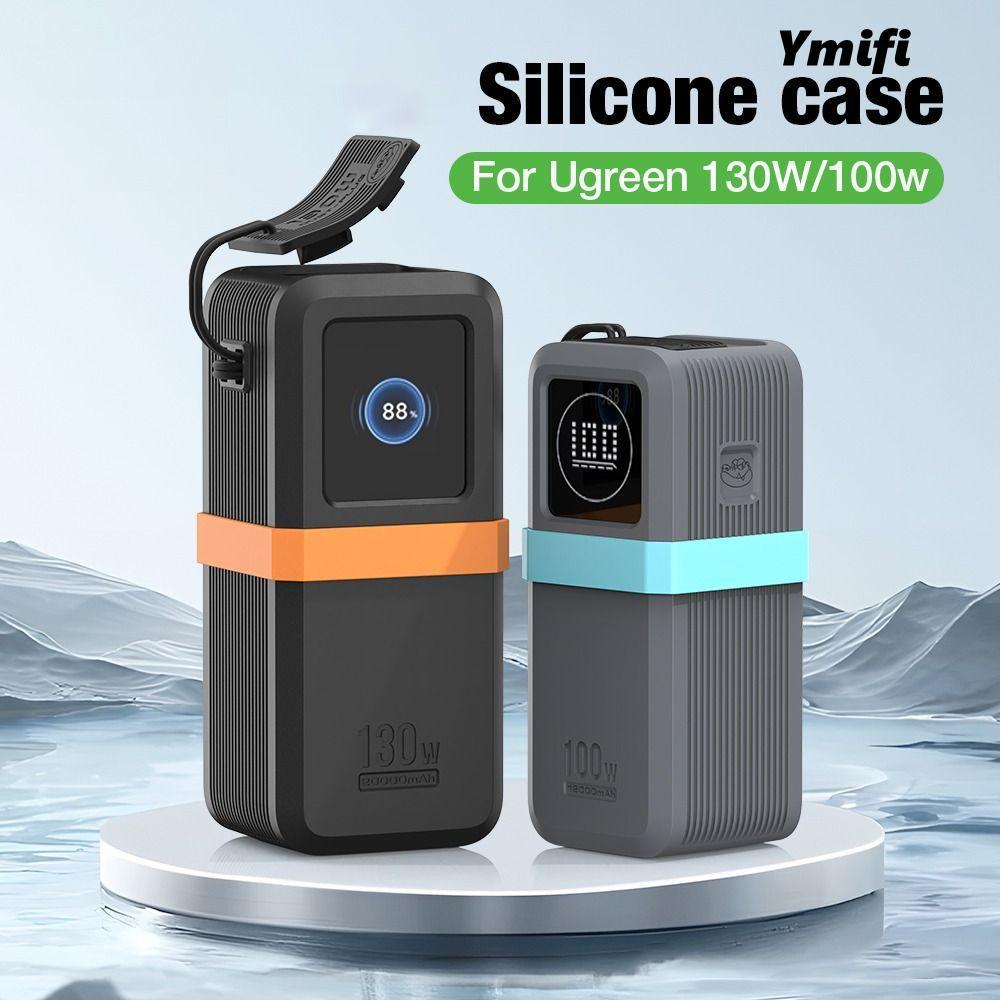 YMIFI Silicone, Chống Sốc Chống Bụi Bảo Vệ, Di Động Mềm Mang Theo Cho UGREEN Nexode Power Bank 20000