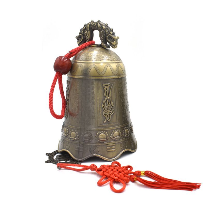 New Product#Buddha Bell Alloy Copper Bell Chime Antique Pendant Peace Bell Temple Ancient Bell Wind 