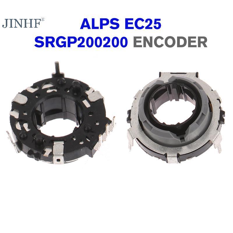 JINHF EC25 SRGP200200 Bộ mã hóa trục rỗng 20 Định vị 10 xung Công tắc âm lượng âm thanh ô tô HOT