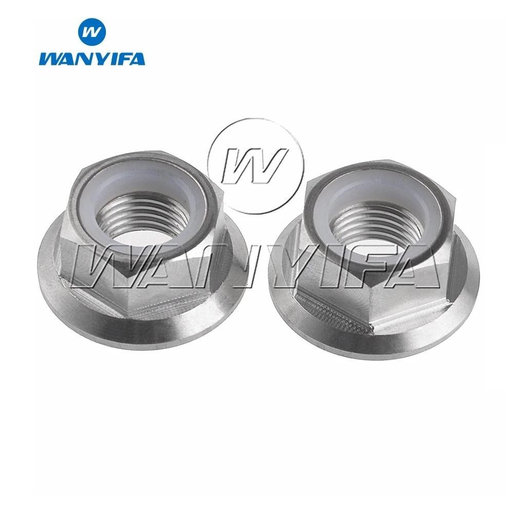 Wanyifa Titanium Ti M14 x 1.5 Pitch M14, Gr.5 6Al/4V, Đai ốc và bu lông cho bánh xích và mặt bích xe