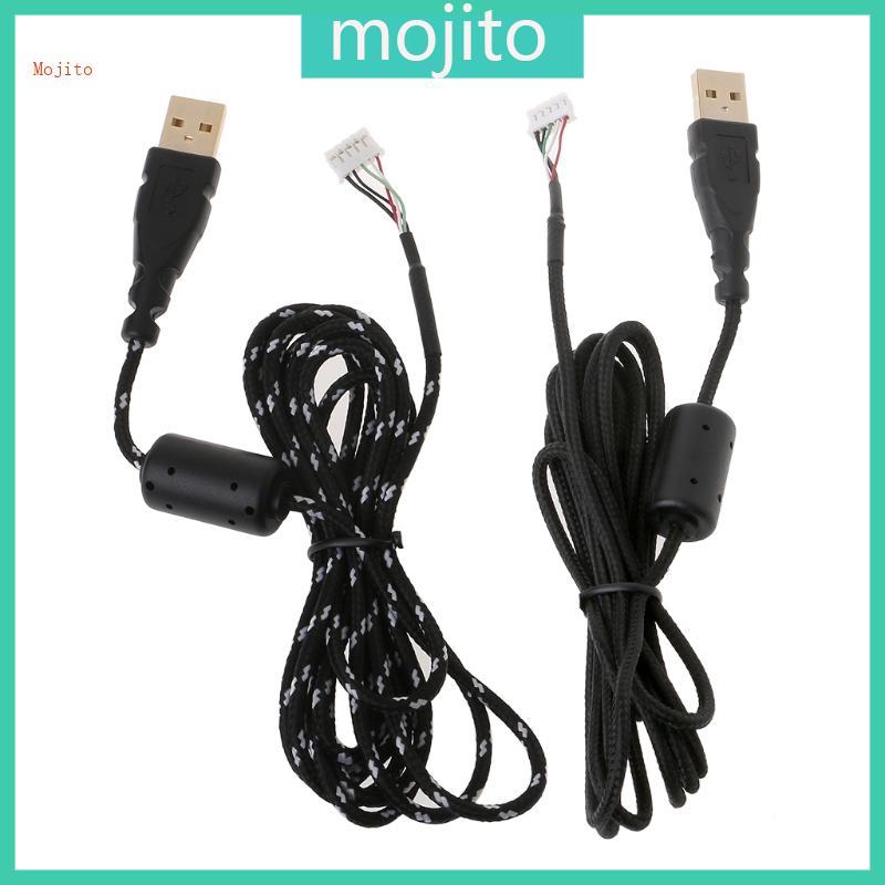 Mojito USB Chuột Cáp Ô Dây Cho Micro Mềm Chơi Game Chuột Dây IO 1 1 IE 3 0
