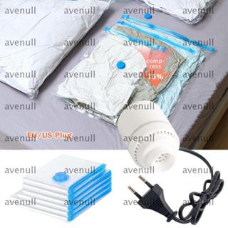 Máy hút túi nén AVENULL, Máy hút chân không điện cắm EU / US tiết kiệm không gian, Máy bơm hút không khí di động bền bỉ Du lịch tại nhà
