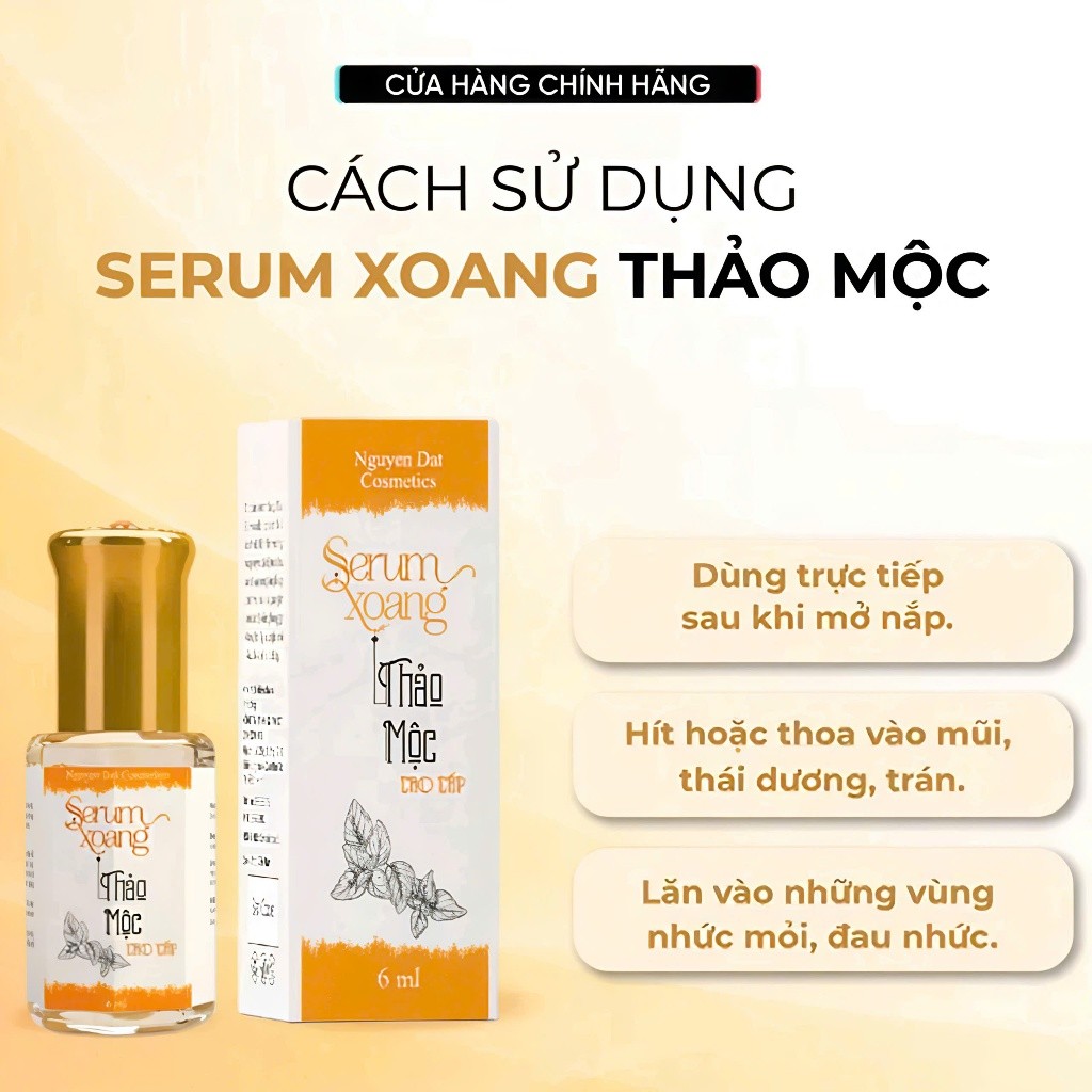 SERUM XOANG THẢO MỘC 6ML -Giúp giảm triệu chứng khó chịu do viêm xoang gây ra