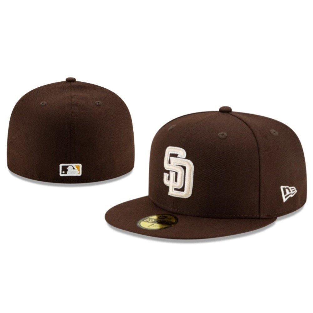 Mũ 59FIFTY Chính Hãng MLB San Diego Padres - Hoàn toàn Thêu Tay cho Nam và Nữ