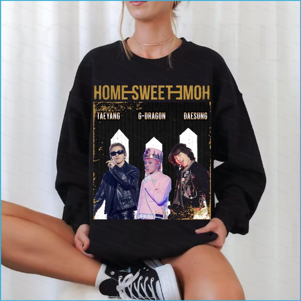 Áo thun K-pop NS1 với hình ảnh G-Dragon, Taeyang và Daesung cho sự kiện MAMA 2024