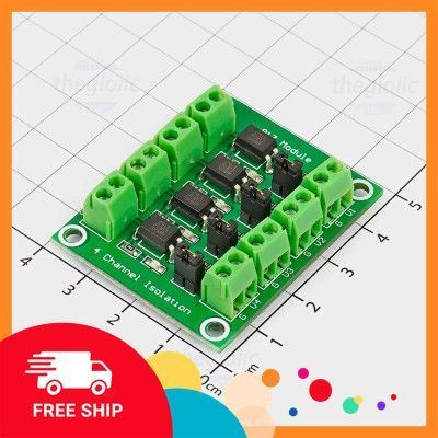 PC817 Mạch Opto Cách Ly 4 Kênh Điện Tử Tín Phát