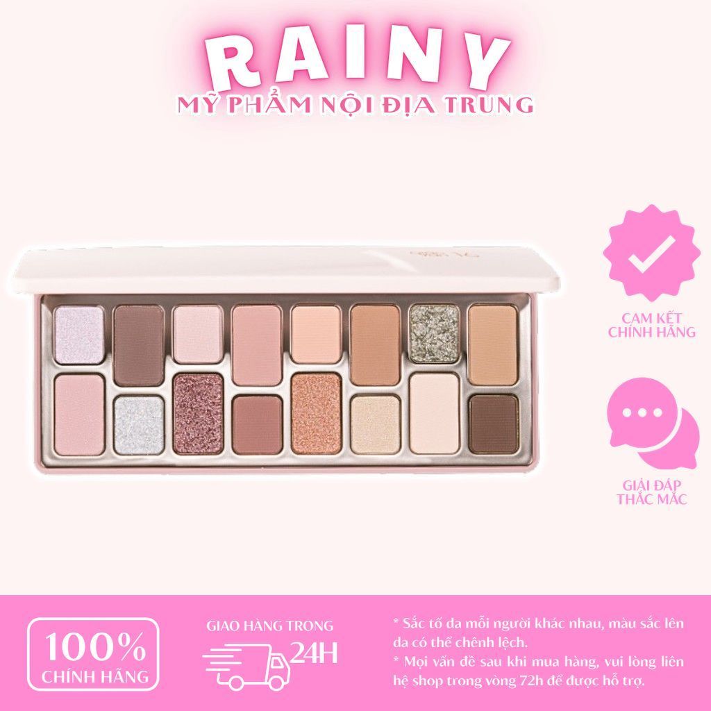 [CHEERYEP] Bảng phấn mắt 16 ô Qianyan Cheeryep Natural Color đa dạng