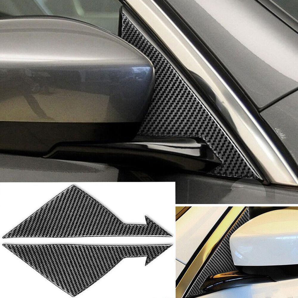 Dành Cho Infiniti G37 2007-2013 Gương Chiếu Hậu Bên Sợi Carbon Thật A-Pillar Decal