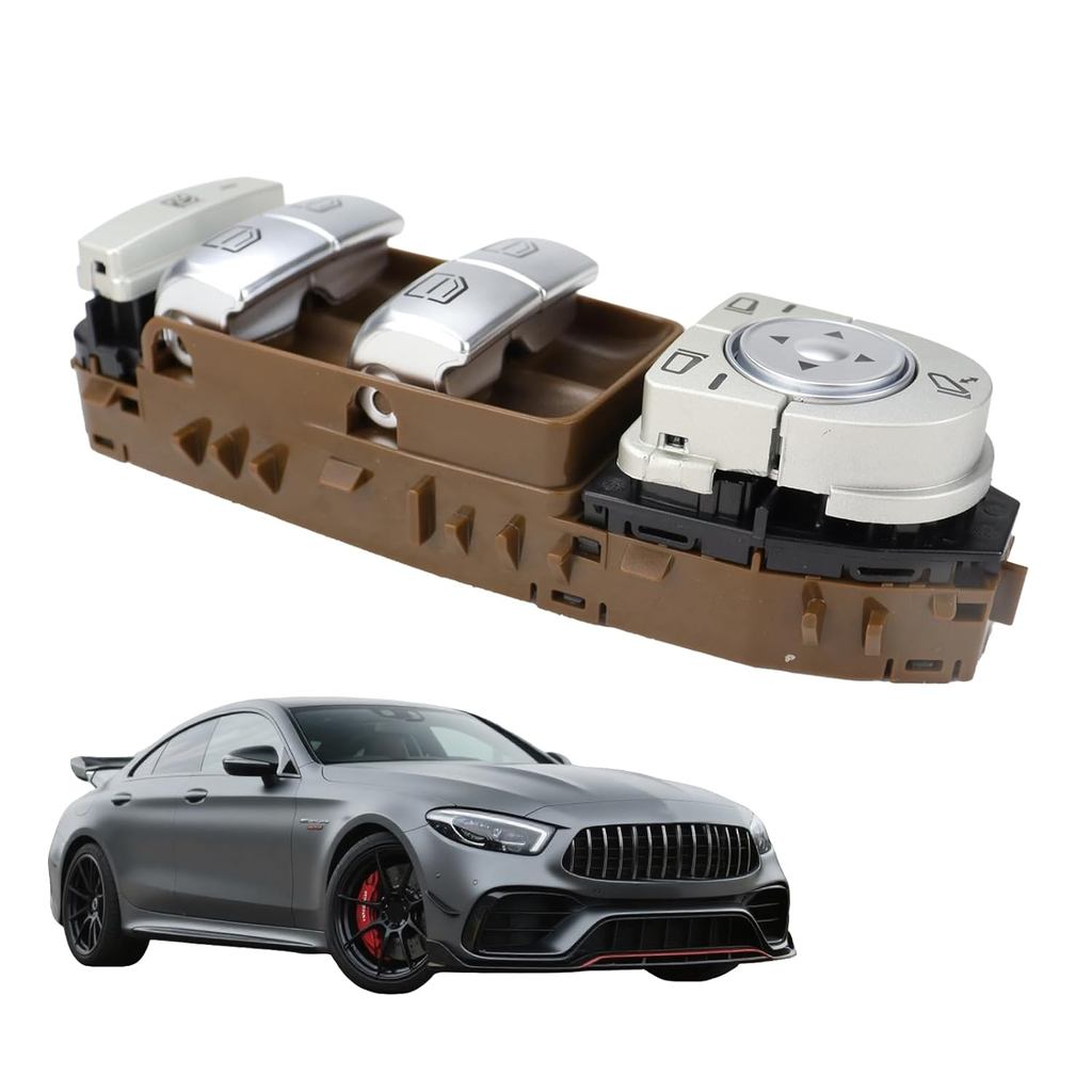 Nút chuyển đổi cửa sổ Power Master Tương thích với Mercedes-Benz C300, C350e, C43 AMG, C63 AMG, C63