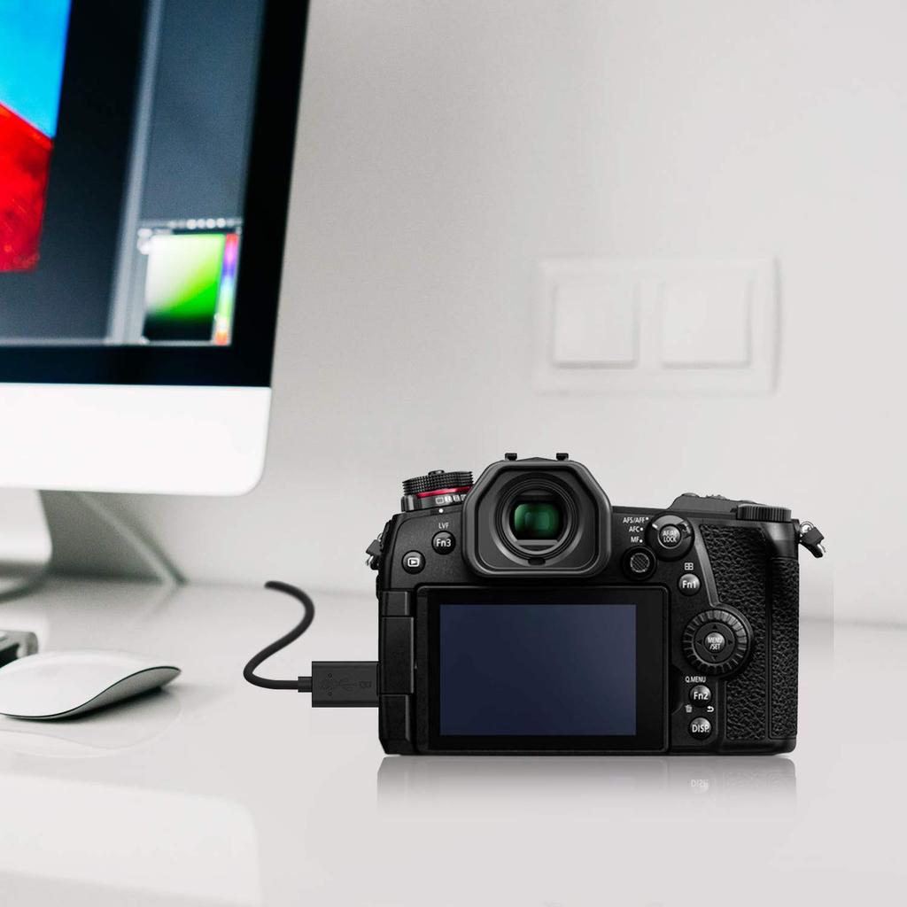 Cáp máy ảnh CBUS 3.3ft USB-C sang USB 3.0 MicroB Tương thích với Panasonic Lumix G9, Nikon D850, D5,