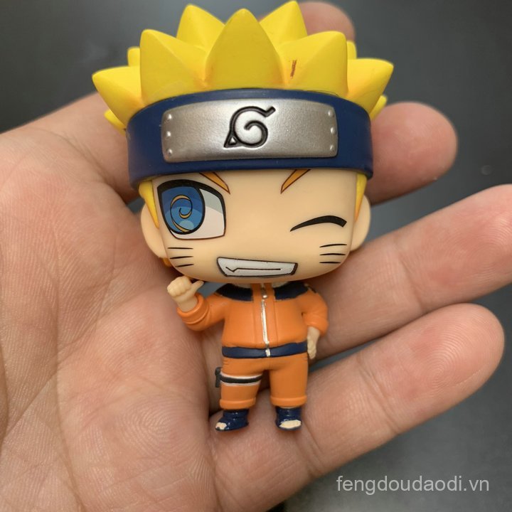 Bán Chạy Phiên Bản Nhật Bản Số Lượng Lớn Naruto Naruto Sasuke Iruka Q Phiên Bản Đầu Có Thể Xoay DIY 