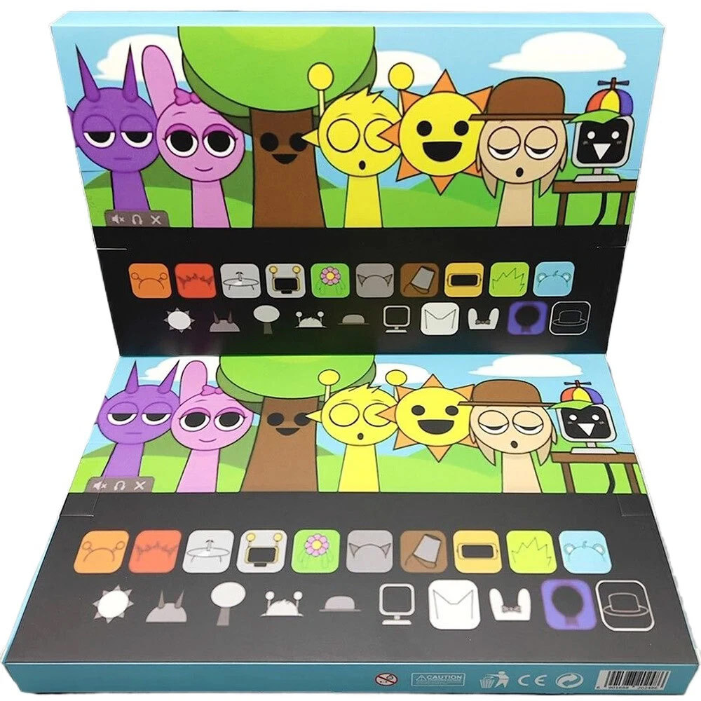 24Pcs Sprunki Boxed Figure Toys Sprunki Wenda Action Figurine Simon Oren Tunner Ornament Fans Gifts