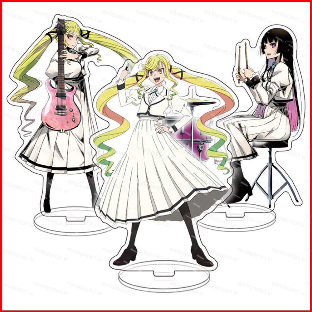 Rock Is a Ladys Modesty Acrylic Tấm Giữ Otoha Kurogane Đứng Tấm Để Bàn Anime Trang Trí