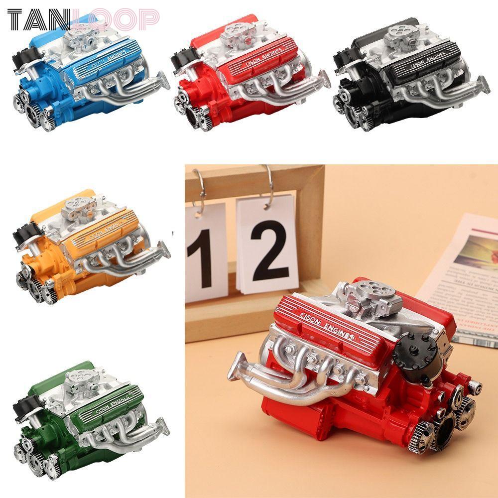 Bộ động cơ mô hình TANLOOP V8, Mô hình động cơ ô tô DIY Crafts V8, Mô hình động cơ khóa nhỏ bằng nhự