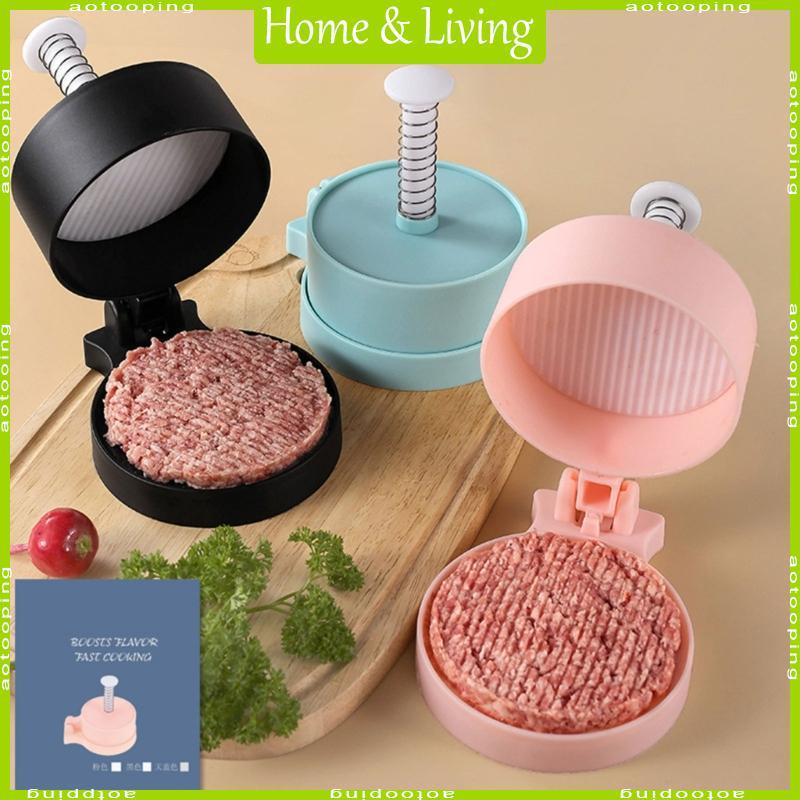 AOTO Dụng Cụ Báo Chí Thực Tế Dễ Dàng Vệ Sinh Burger Press Burger Patties Maker Cho Stuff Burger Thịt