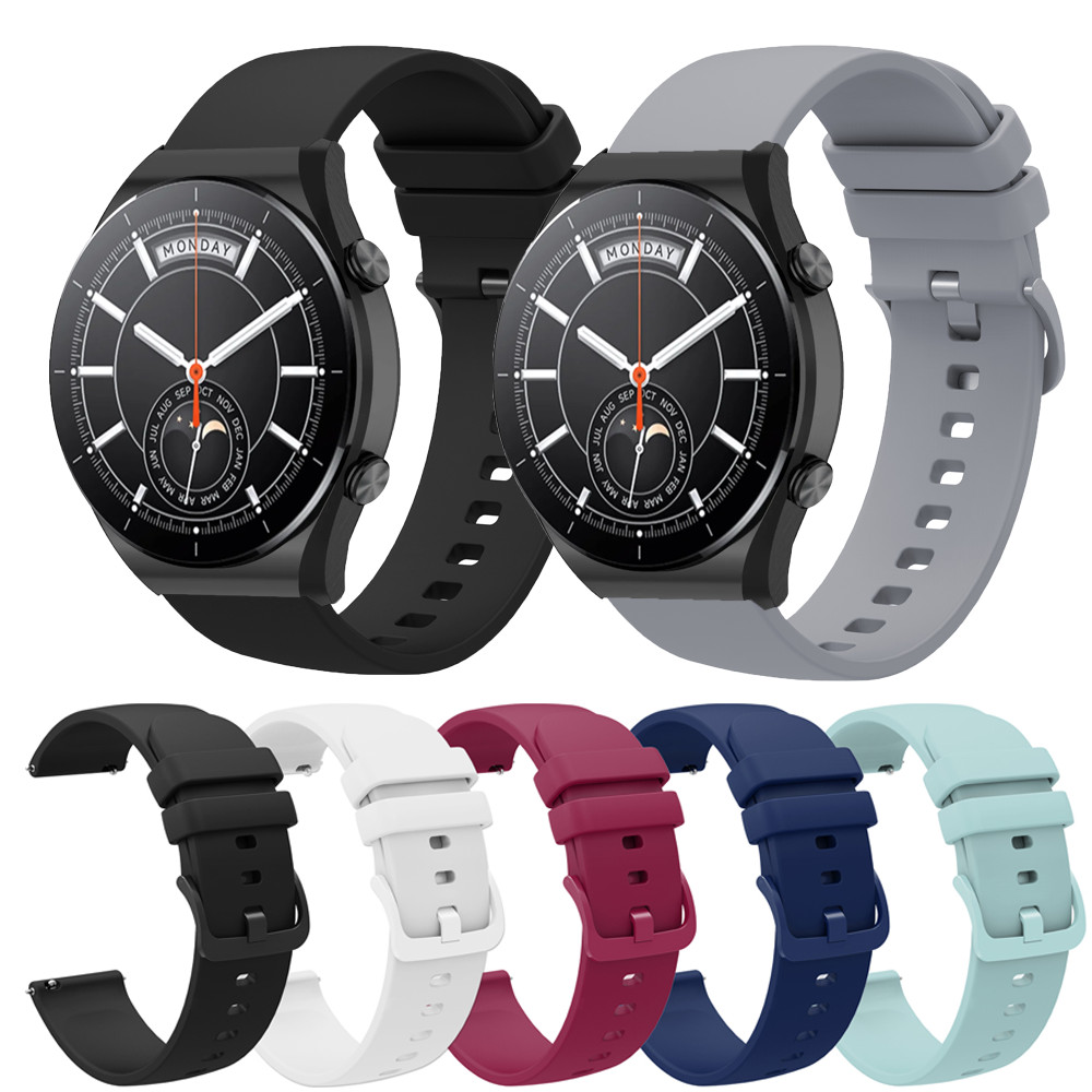 Dây đeo silicon cho XIAOMI Watch S4 S3 S2 S1 Pro Sport Active Watch Color 2 Xiaomi Watch5 Dây đeo cổ