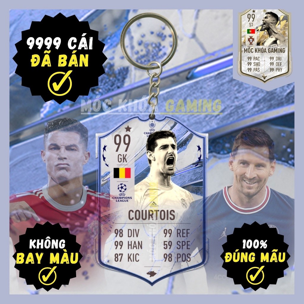 [BST] Móc Khóa Cầu Thủ Mùa - Champions League C1 K131