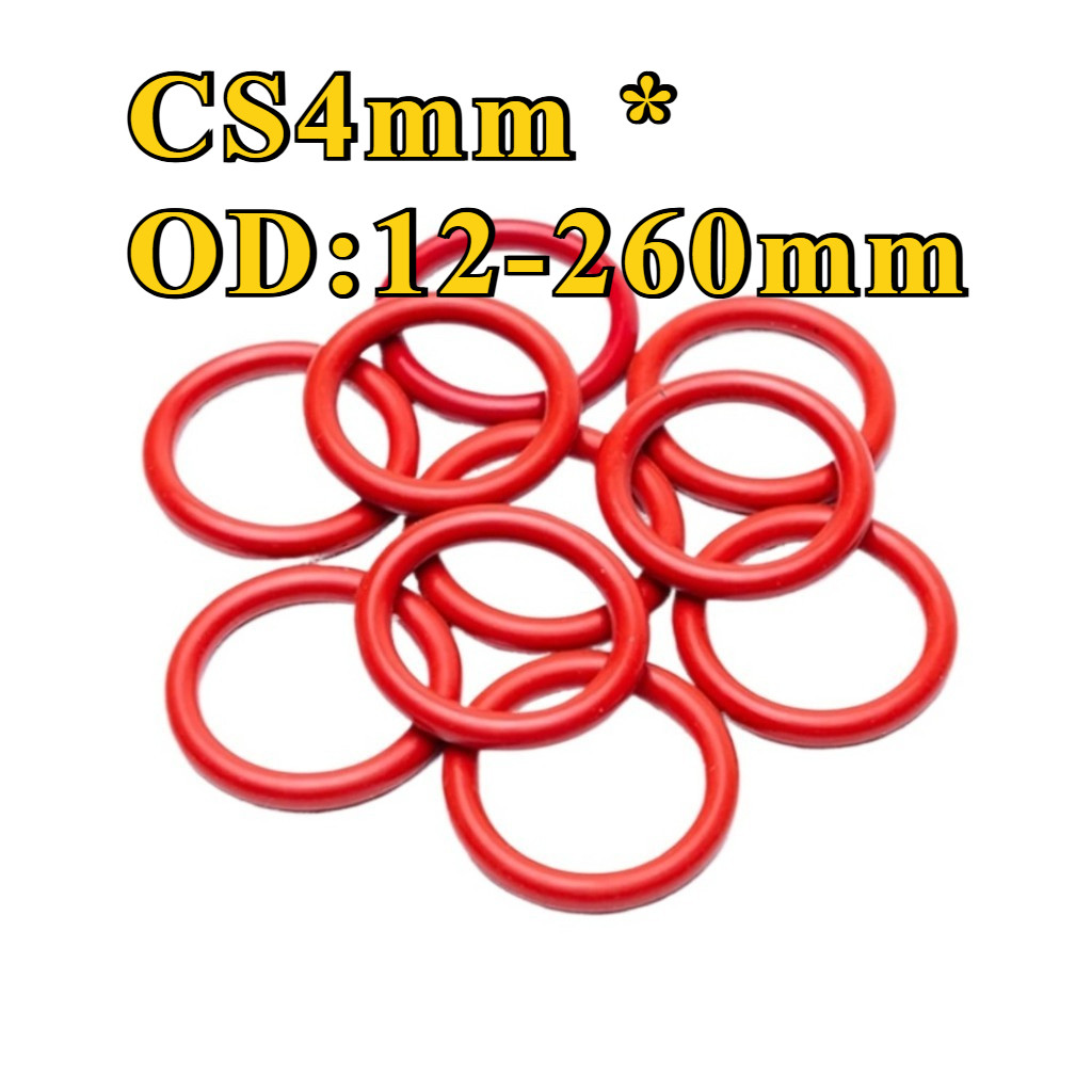 Vòng Đệm Cao Su Hình Chữ O Màu Đỏ CS4mm * OD12-260mm [NBL]