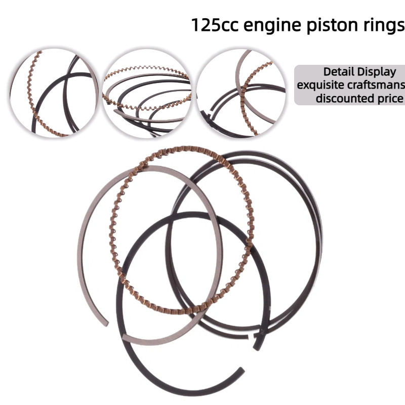 GY6 125cc Piston Ring set (56mm) for GY6 125cc Scooter Motors. 152QMI