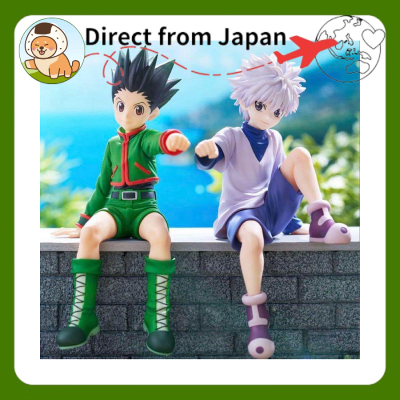 Hunter x Hunter Killua & Gon Figure Noodle Stopper Figures Approximately 13 cm HUNTER×HUNTER [2 Sets