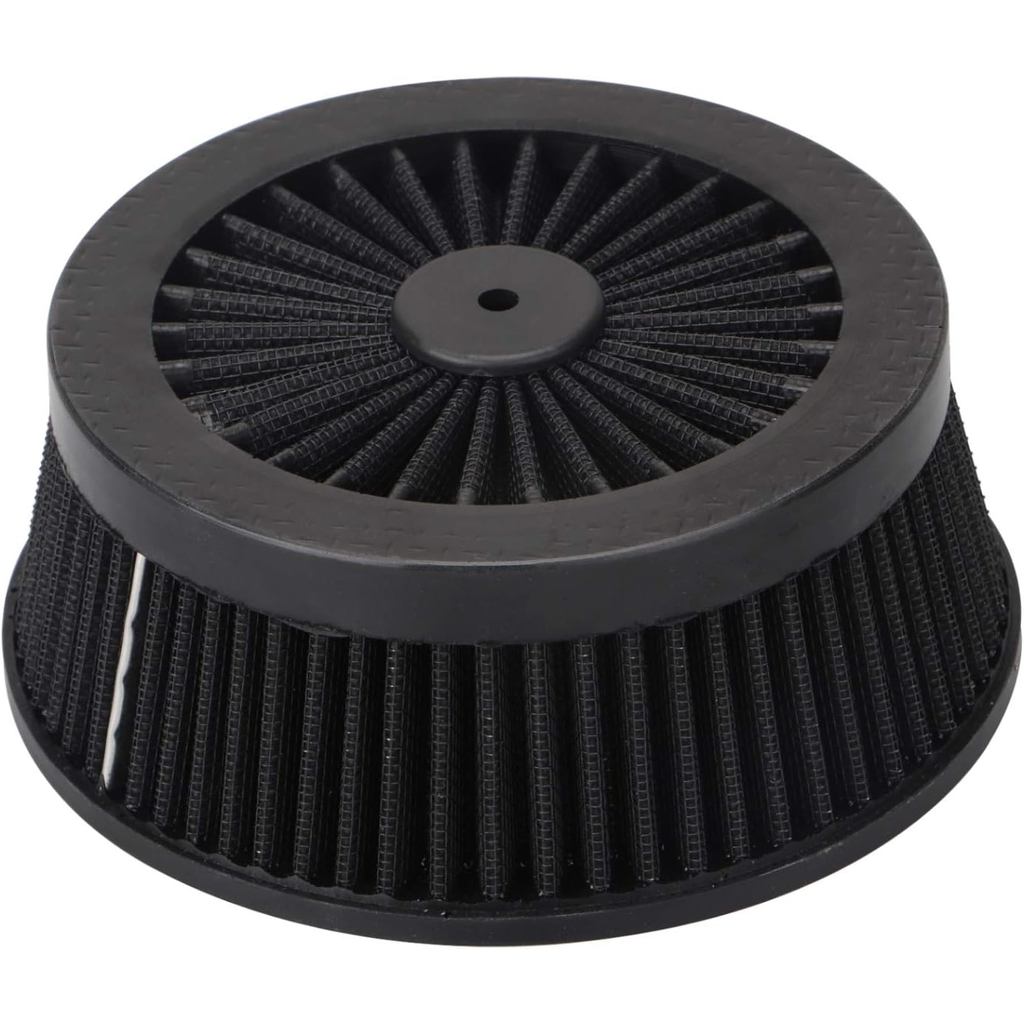 Bộ lọc không khí xe máy màu đen Bộ phận làm sạch không khí nạp thay thế cho Harley Sportster Road Ki