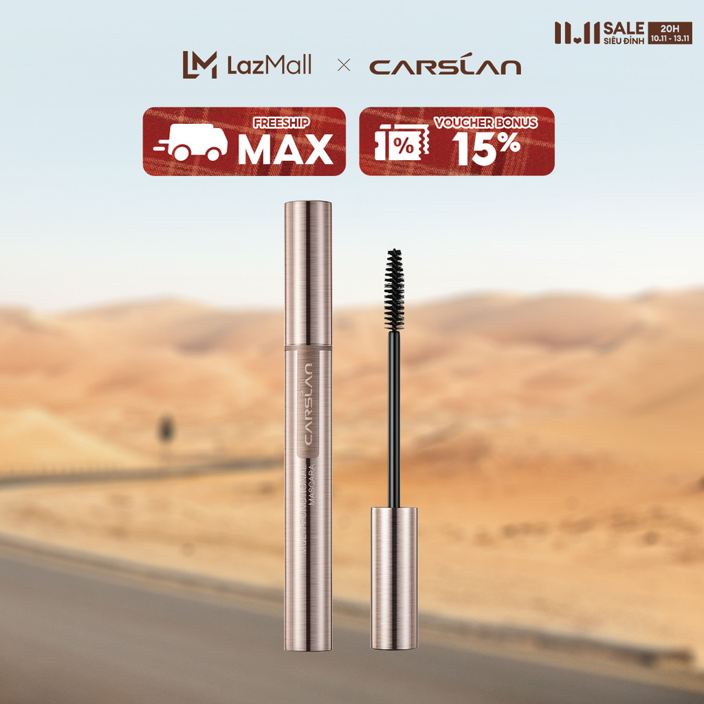 [ĐỘC QUYỀN 10 (20pm) - 13.11 | VOUCHER]] Mascara Carslan 6g Mascara kéo dài lông mi đa năng JXVE