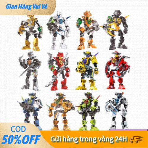 [24H] Đồ chơi lắp ráp robot Hero Factory  – phiên bản 3.0 mới, mẫu mô hình chiến binh Bionicle cực n