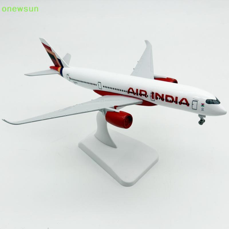 Onewsun 1 Bộ Hợp Kim Kim Kim Loại Diecast Máy Bay Đồ Chơi 20CM Airbus A350 Máy Bay Mô Hình Trẻ Em Tặ