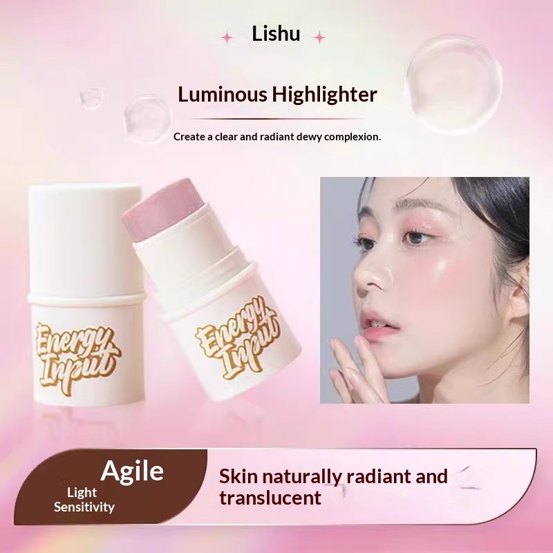 Lishu Water Glow Stick Blush Stick Primer Stick Water Glow Clear Natural Highlight Stick Women 's Co