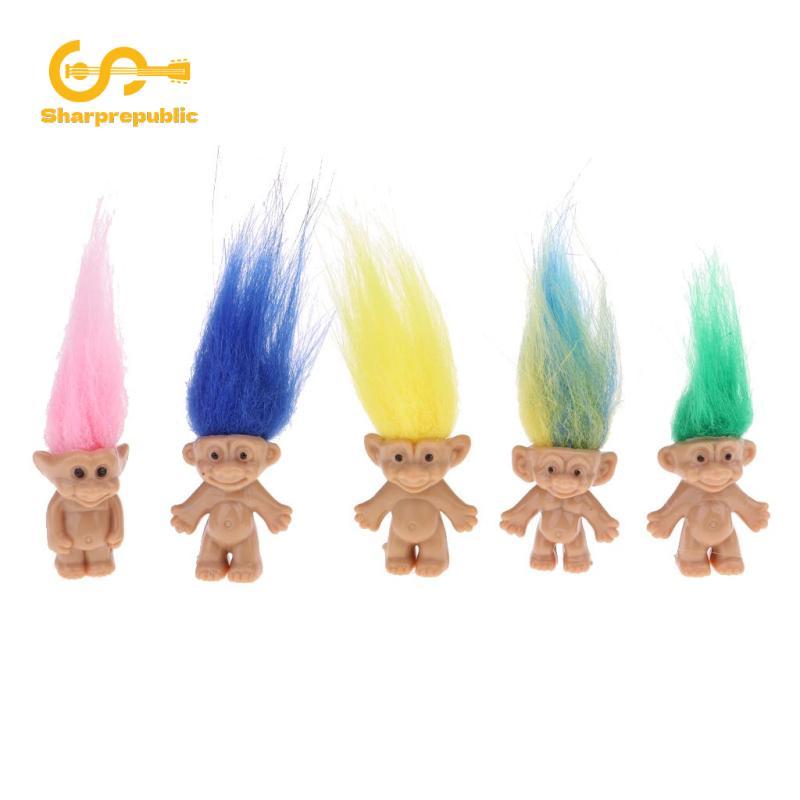 Sharprepublic Bộ 5 Miếng Chất Lượng Cao PVC Leprocauns Búp Bê Little Guys Đồ Chơi Mô Hình Dự Tiệc Ủn