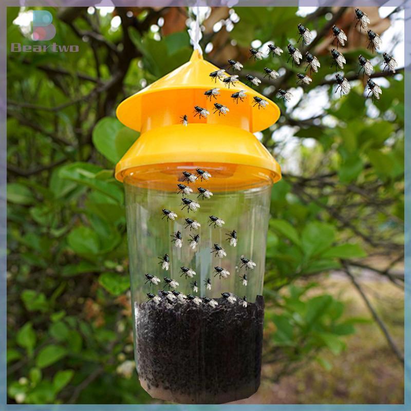 < beartwo > Máy diệt ruồi trái cây mới Bẫy Drosophila bằng nhựa Chống ruồi Máy diệt ruồi Máy bắt bẫy