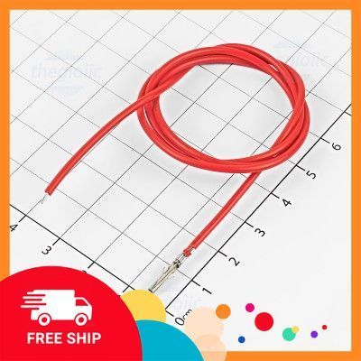 [10 Cái]- Dây 1 Đầu Cos Cái 5557 4.2mm 20AWG Dài 20cm Màu Đỏ