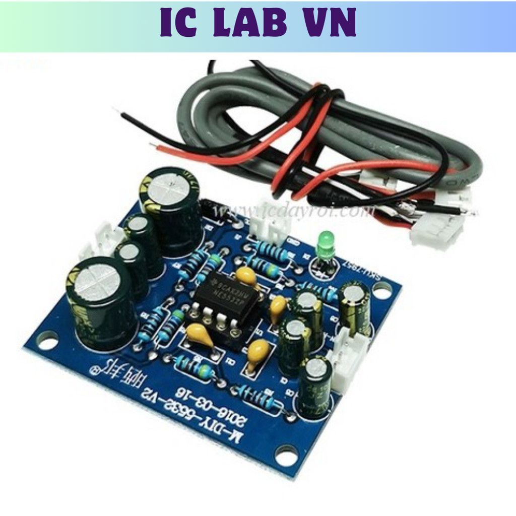 Mạch Khuếch Đại Đệm Âm Thanh NE5532 Ic Lab VN