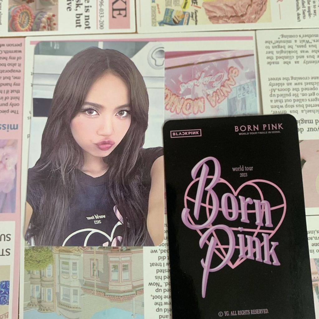 BLACKPINK Pink Card World Tour Concert Seoul Station Park Choi Young Rose đầy đủ thẻ